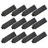 12pcs Carbon Brushes Set for Anchor Engine Electric Hair Dryer 4x5 5x17mm Compatible with Various Electric Motors