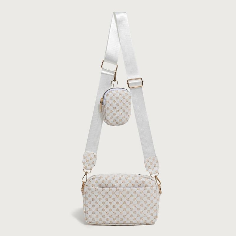 

Bag women s summer new casual shoulder messenger bag fashionable simple personalized fashion printed new bag белый