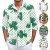 Camisa de manga larga con estampado suelto para hombre, cárdigan, camisa de playa, novedad de verano