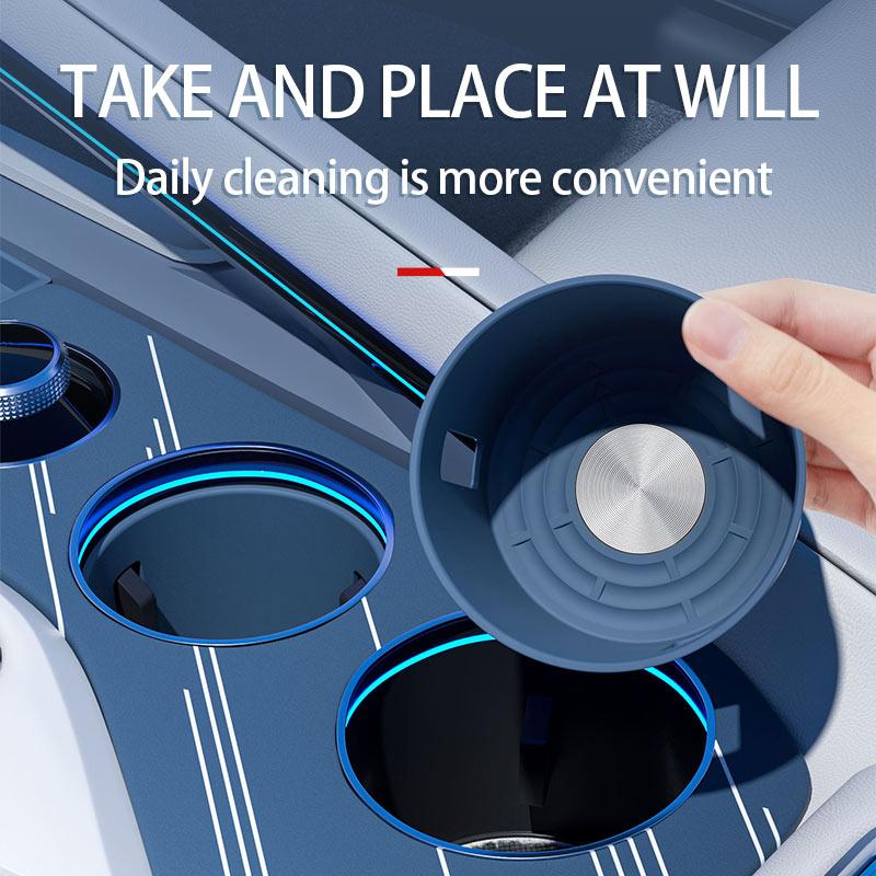 Cup holder For ZEEKR 001 2025 2025 2025 Central control silicone glue cup cover Stable water cup Car accessories