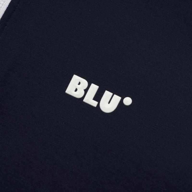 Blu DoT Half Zip Volume T shirT Plus Ny