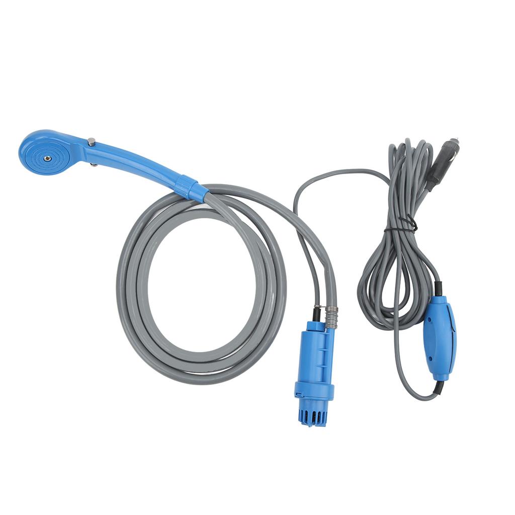 12V Portable Camping Shower Folding Bucket Set 20L Capacity Multipurpose for Hiking Car Washing Pet 