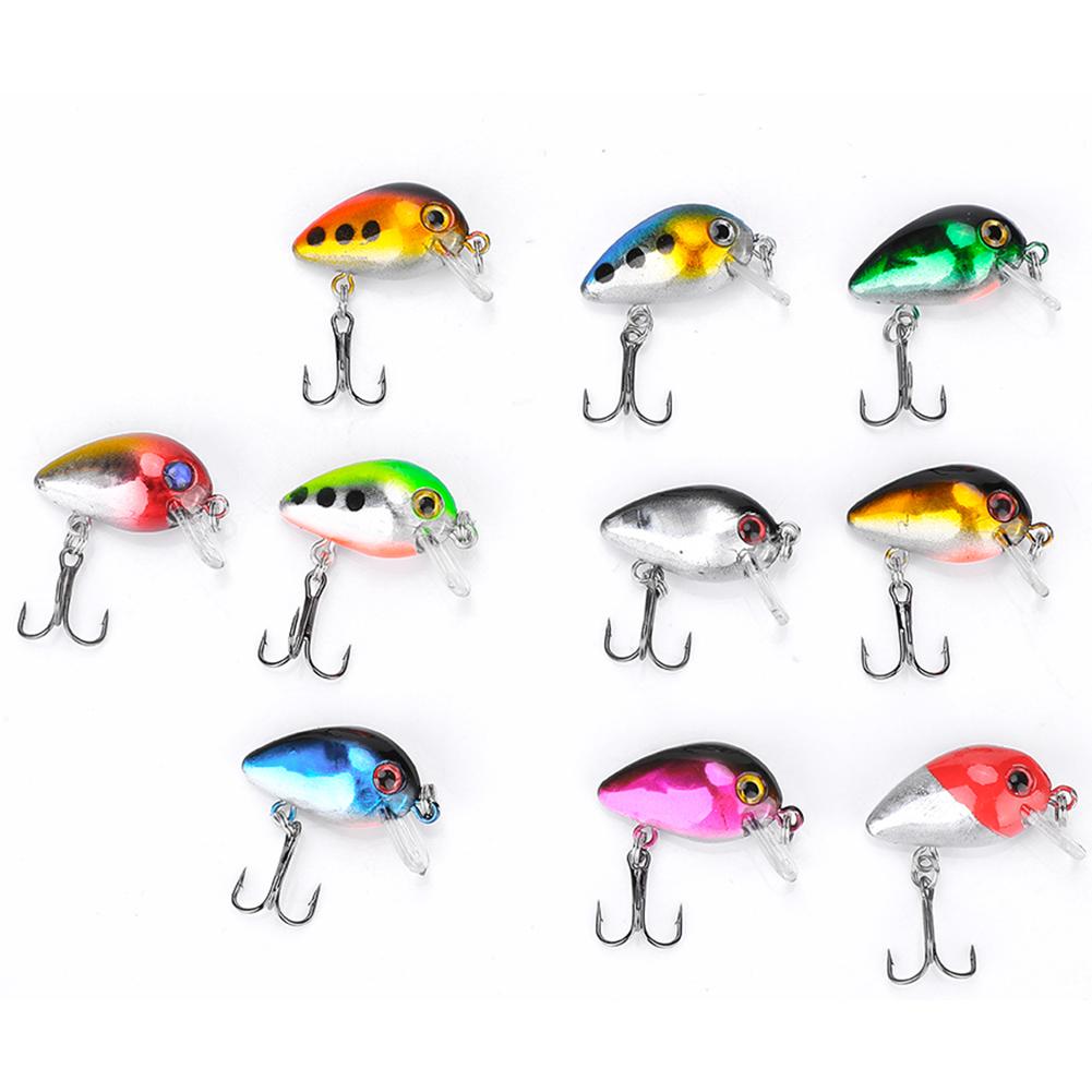 10PCS HENGJIA Fishing Baits Artificial Plastic Lures Lifelike Swimbait Fish Tackle Accessory