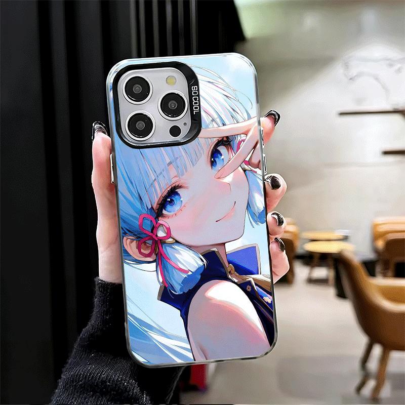 Genshin Impact Kamisato Ayaka Soft Phone Case for iPhone 15 16 17 Pro Max 17Air 16E 14 Plus 13 12 Mini Shockproof Cover Back She