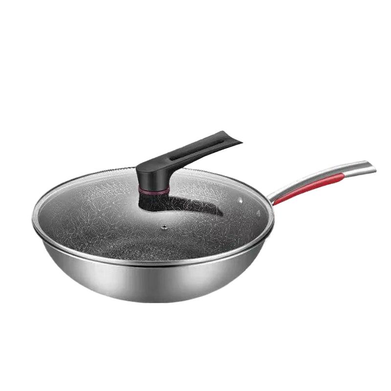 

Yibo Helier 304 Stainless Steel Wok with Lid