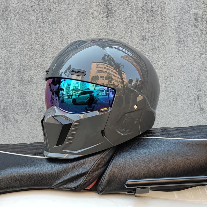 New Scorpion Retro Motorcycle Cascos Moto Locomotive Personality Multi-purpose Combination Helmet Half M L XL XXL XXXL