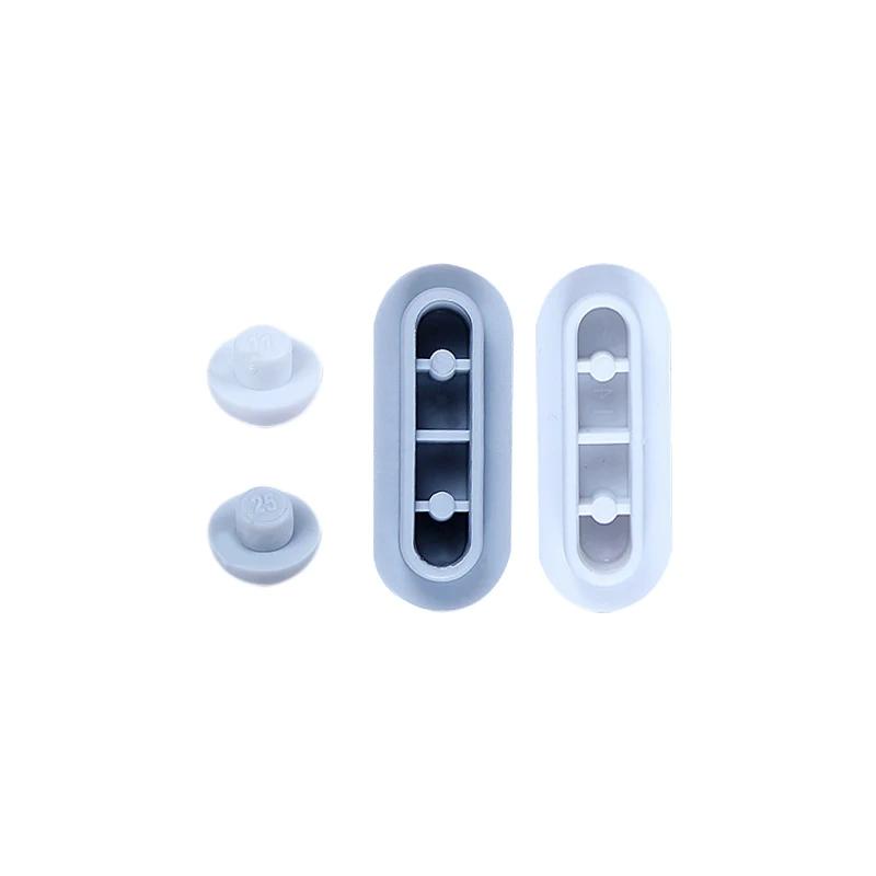 6/4/2pc Toilet Seat Bumper Toilet Noise Dampening Bumpers Toilet Seat Mute Replacement Cushioning Pad Gasket Bathroom Home Hotel