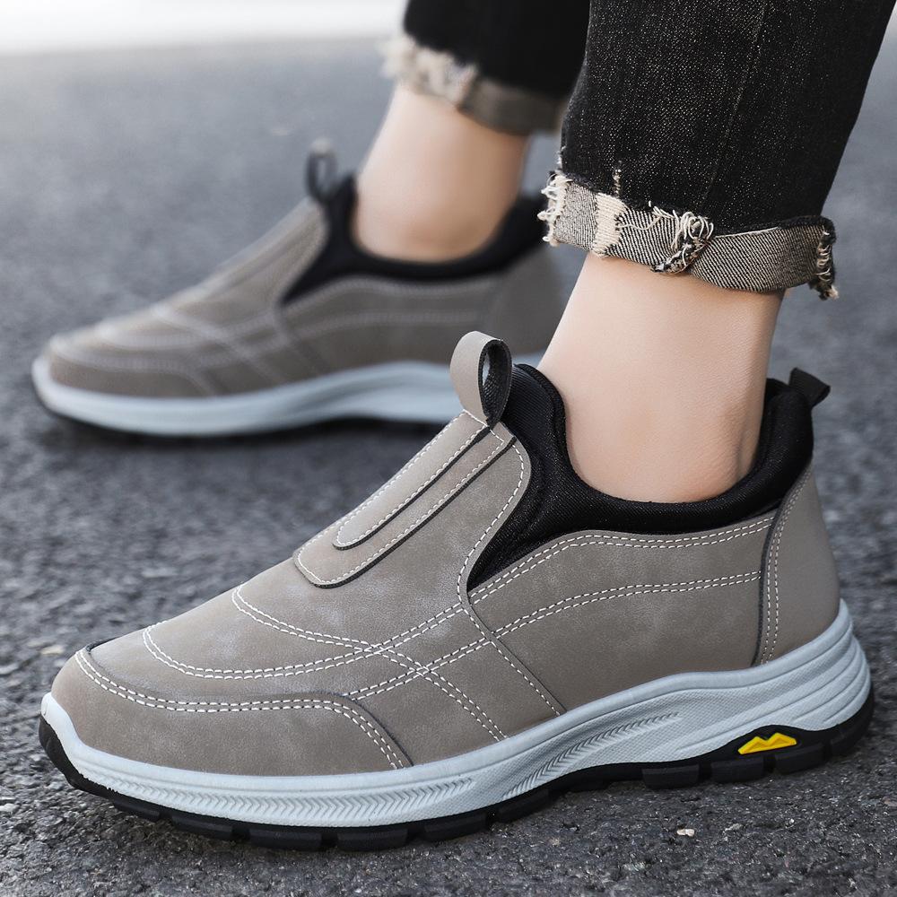 Spring and Autumn New Large Size Casual Single Shoes Sleeve Sports Outdoor Mountaineering Running Shoes
