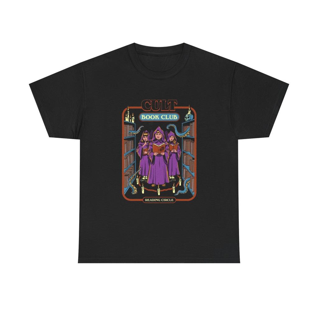Cult Book Club Graphic T Shirt Mens Womens Tees Top Unisex Heavy Cotton Tee NEW Gift