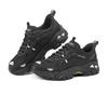 Skechers Men Black Low Top Dad Shoes Slip On Mountain Style Outdoor Fashion Light Cushioning Hiking Anti Slip 237719-BKSL