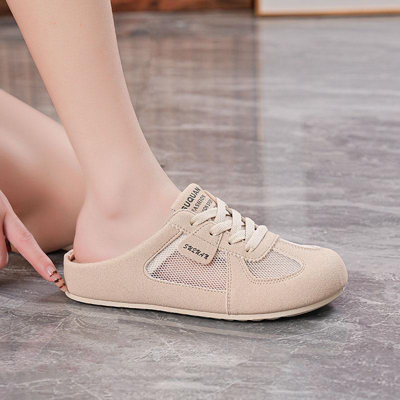 Letnie nowe baotou półkapcie ins studenckie oddychające kapcie buty casualowe K