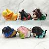 6Pcs/1 Set Anime Demon Slayer Kamado Nezuko Tanjirou Agatsuma Zenitsu PVC Q Version Napping Cat Inosuke Prone Pose Model Toy