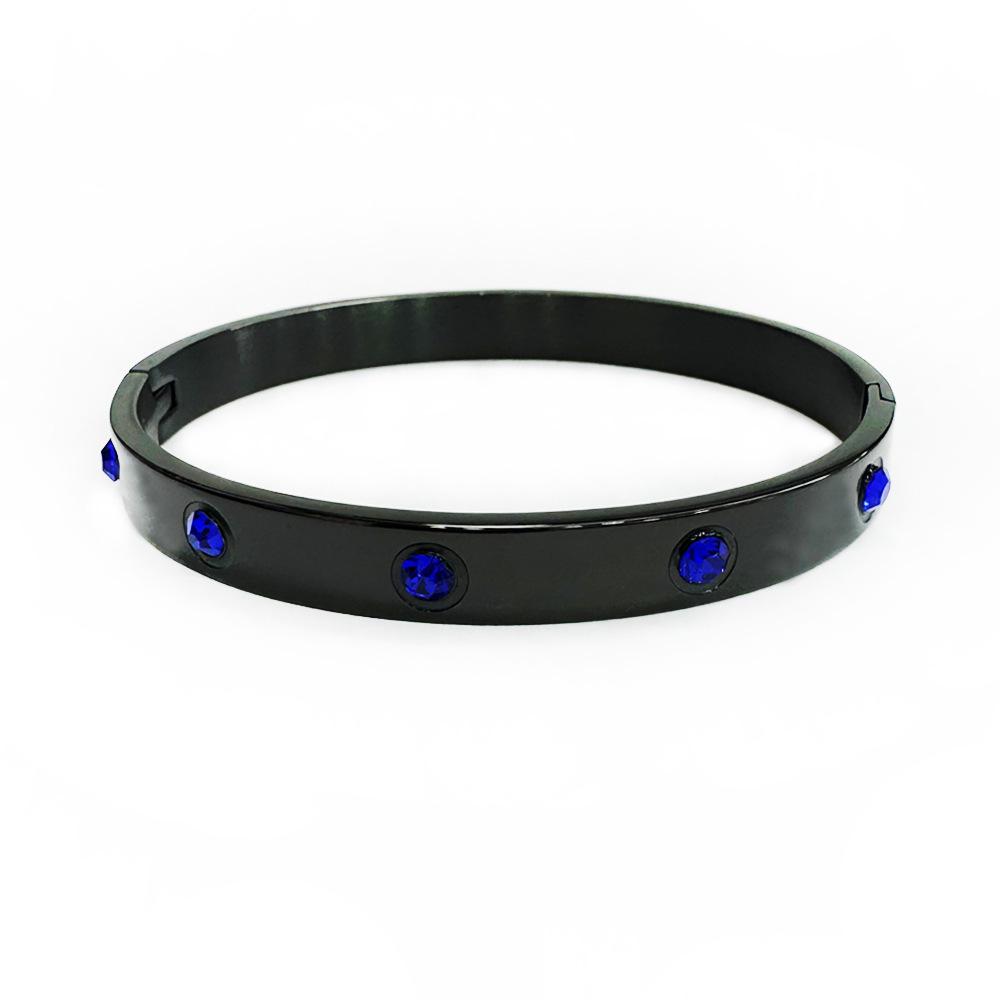 Stylish Men's & Women's Stainless Steel and Titanium Bracelets with Diamonds, Popular In Europe & America