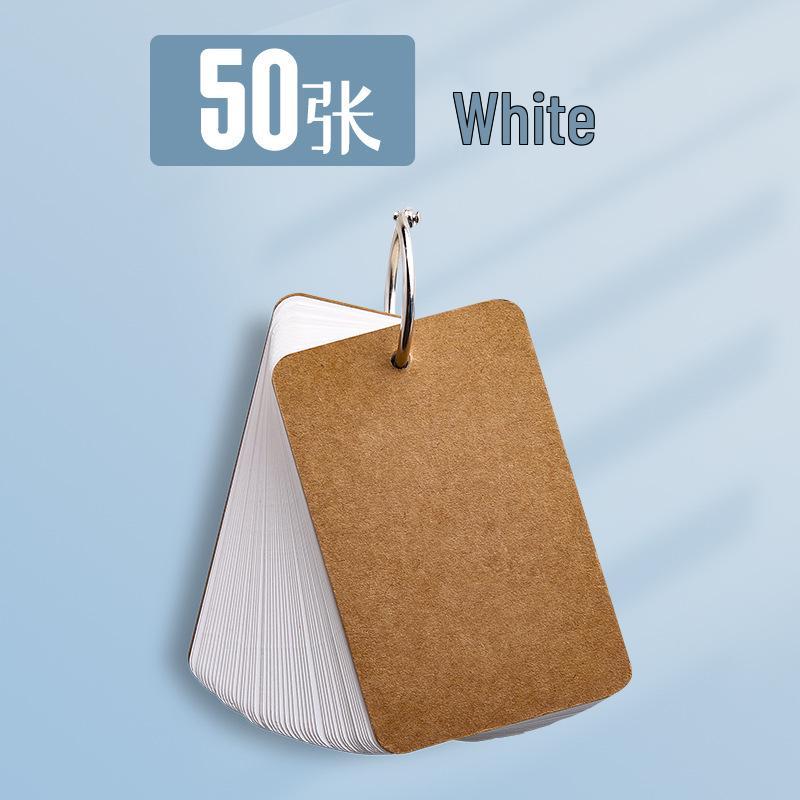 Taschengroße farbige englische Wort-Karteikarten: Ringgebunden und DIY