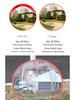 Reflective Convex-Concave Safety Mirror for Indoor/Outdoor Traffic and Garage Corners
