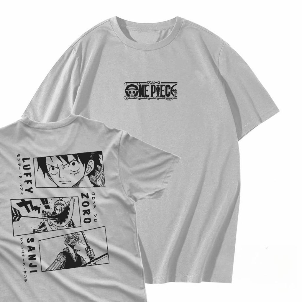 

2026 New Japanese Anime ONE PIECE Summer Tshirt Casual Sports Fitness Comfortable Cotton Short Sleeves for Unisex and Women S