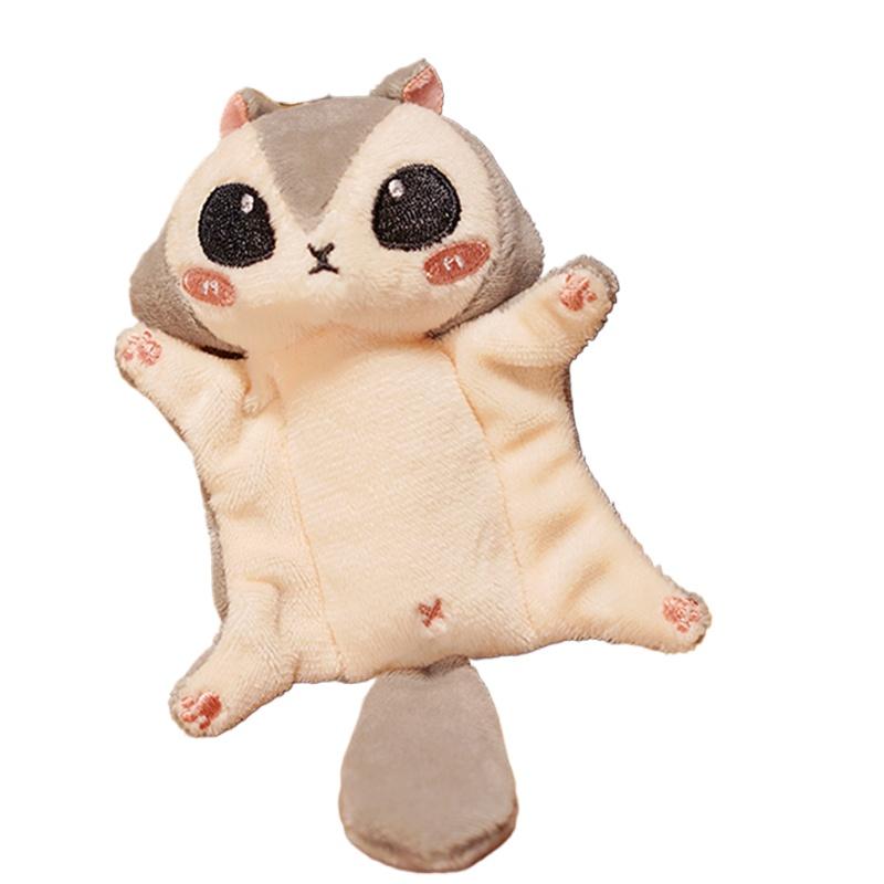 

1Pc 10/20cm Lovely Honey Kangaroo Plush Pendant Doll Flying Mouse Keychain Stuffed Soft Toy for Car Decorative Gift 10cm