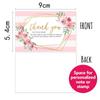30 Pcs/pack Thank you Card Foil Gold Card Thank you For your Supporting my Small Business Card Small Shop Gift Decorative Card
