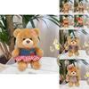 Plush Bear Keychain Cute Chef Bear Cartoon Toy For Kids And Teens
