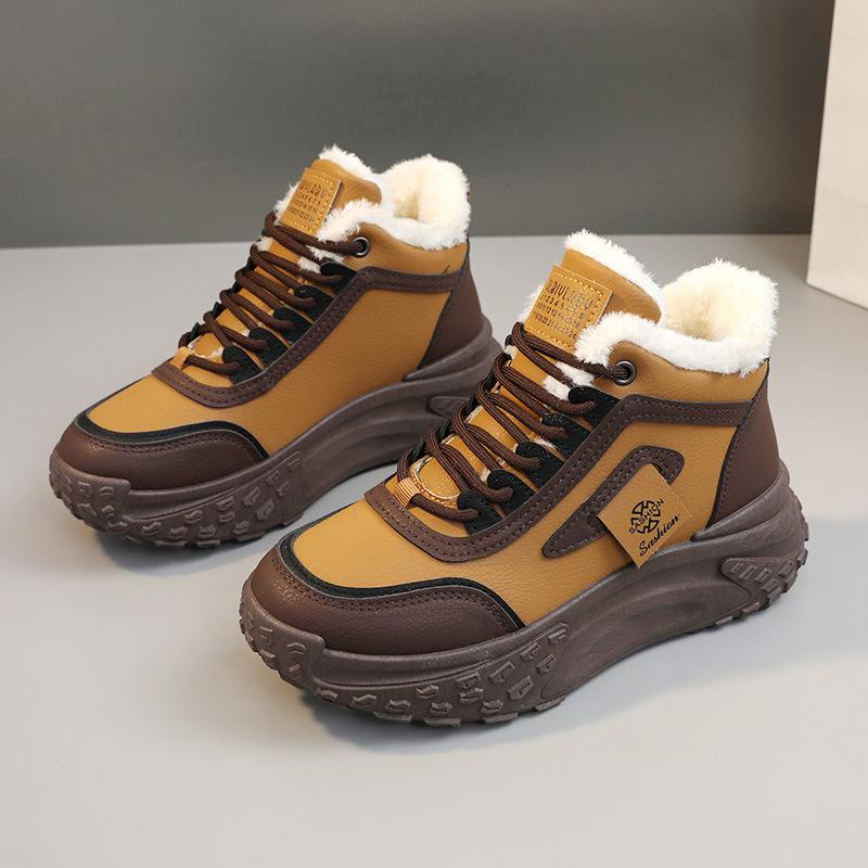 

[Customized] F6230 new cotton shoes women s 2025 winter dad shoes Korean version warm casual student sports shoes 40