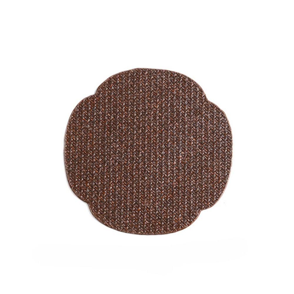 

Anti-scalding Vine Woven Coaster Heat Insulation Cup Mat Natural Rattan Coaster Tea Accessories Style 1