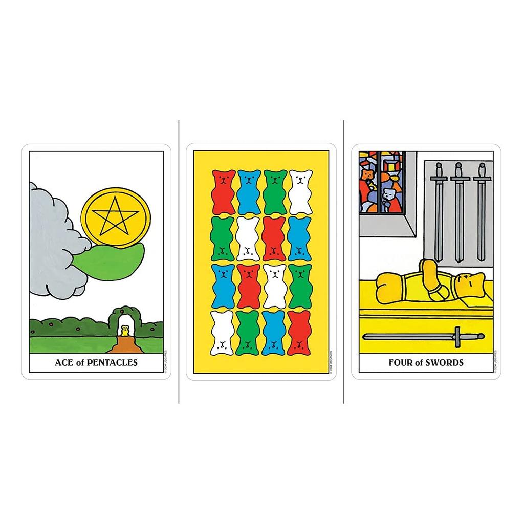 Kancharo Tarotkarten 78 Stück Tarot Wahrsagen Bär Japanische Tarotkarten Grundanleitung Beutel enthalten [Gummy Tarot] & (Originalprodukt)