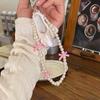Ballet Shoes Bowknot Phone Chain Mobile Phone Charm for Women Aesthetic Keychain Fashion Pendant Accessories for Phones