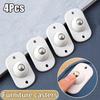 4Pcs/set Mini Mute Caster Wheel 360 Swivel Rolling Pulley New Furniture Casters