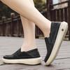 Men's Sporty Breathable Mesh Shoes Lightweight Comfortable Casual Slip-On Summer Shoes Round Toe Non-Slip Rubber Outsole