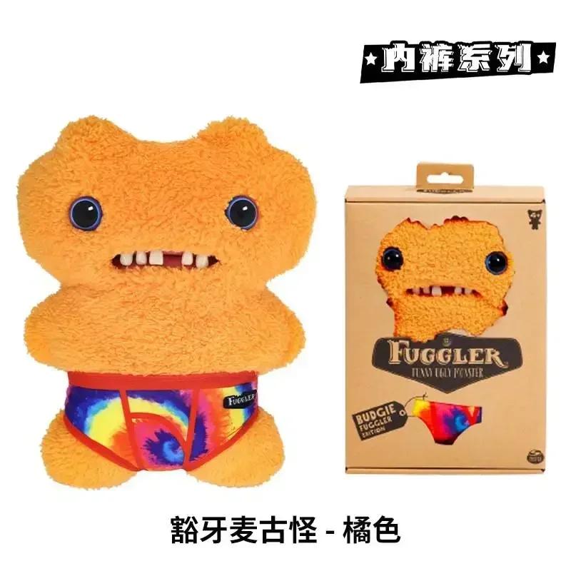 Genuine Fuggler Teeth Monster Plush Doll Toys Funk Teeth Treasure Ugly Monster Funny Toy Backpack Pendant Adult Kids Toy Gifts