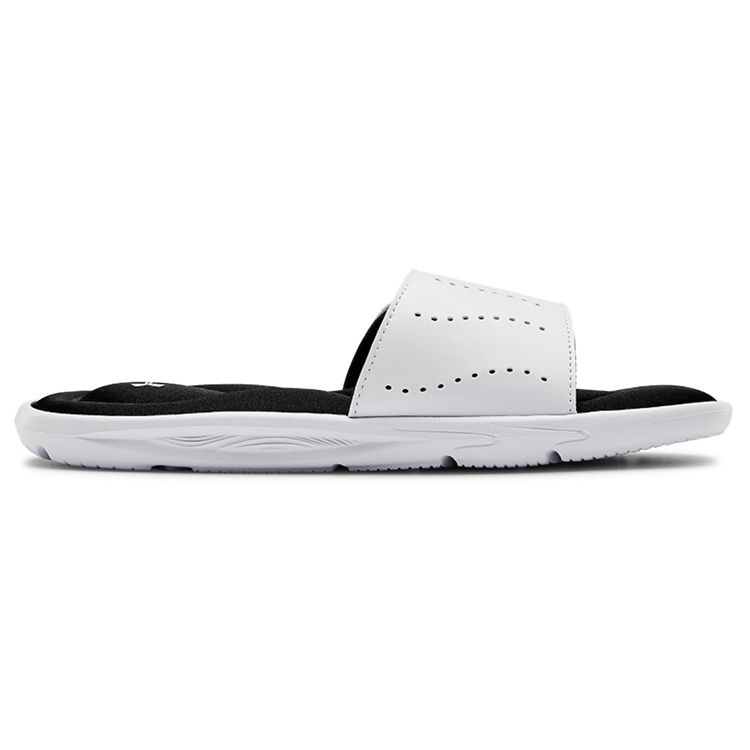 Under Armour Ignite 9 Slide White Women Sneakers Black 3022717-100