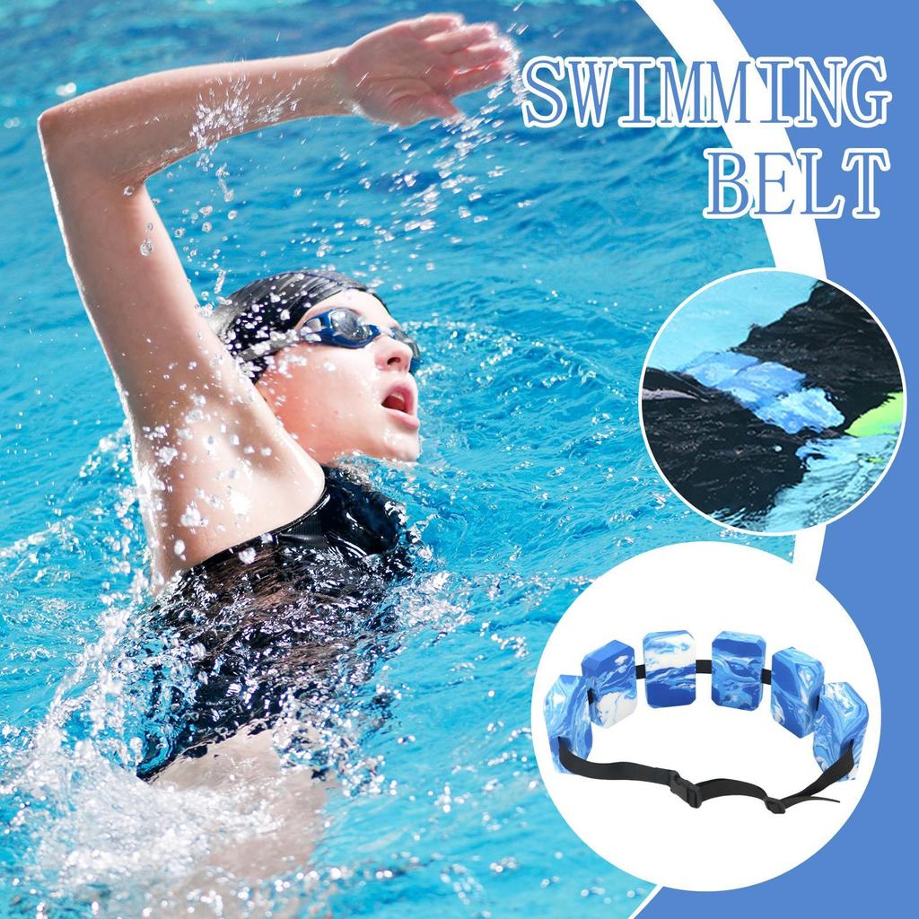 Swimming Float Belt EVA Water Aerobics Belt Adjustable Back Float Board Waistband Swim Buoyancy Aid Water Sports Training Belts