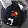 Japanese Fashion Bad Character Collection Printed Men'S And Women'S Hooded Sweater