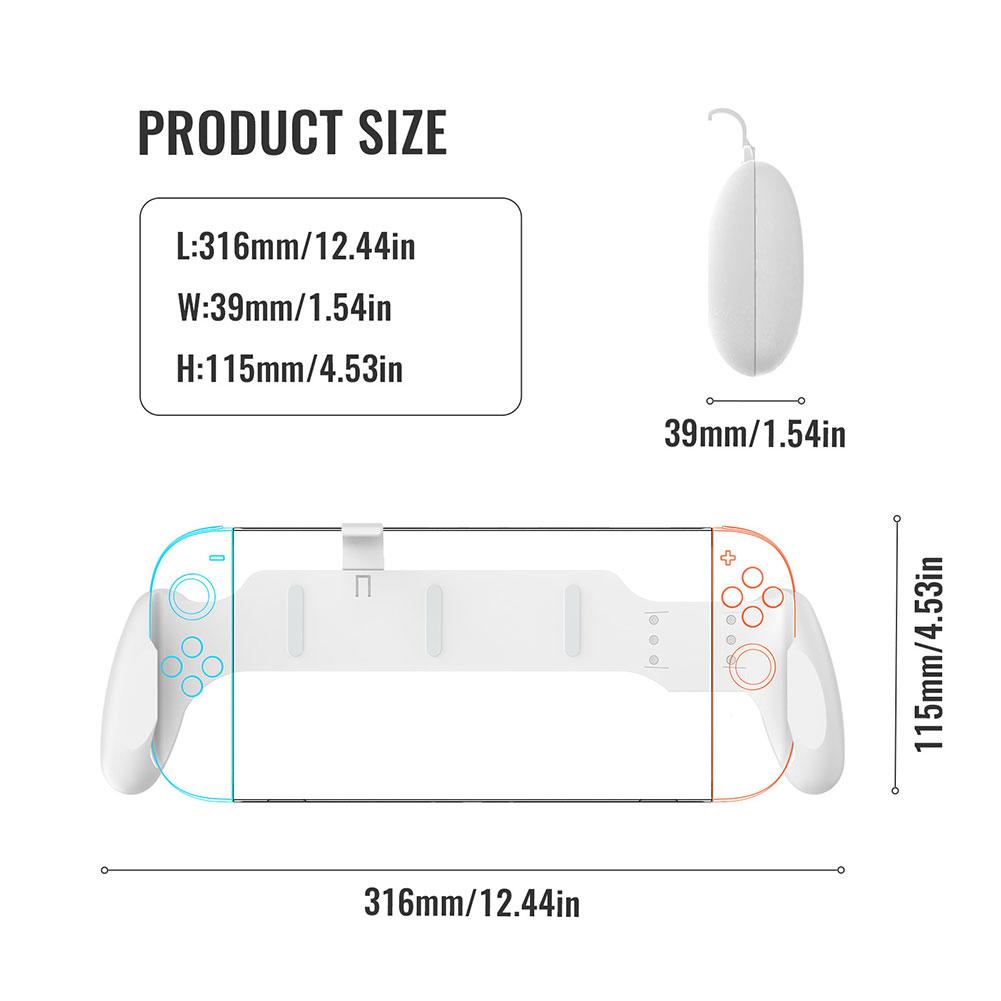  for SWITCH 2 OLED Case Handle Bracket Anti-Slip Hand Grip Protective Cover Game Console Stand for SWITCH Accessories