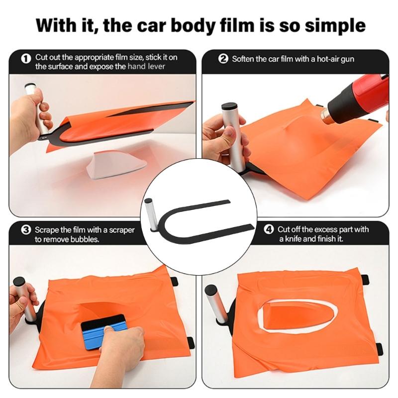 Applicator U Shape Bumper Wrap Application Tool Rearview Tints Protection Styling Installation Car Wrap Tool