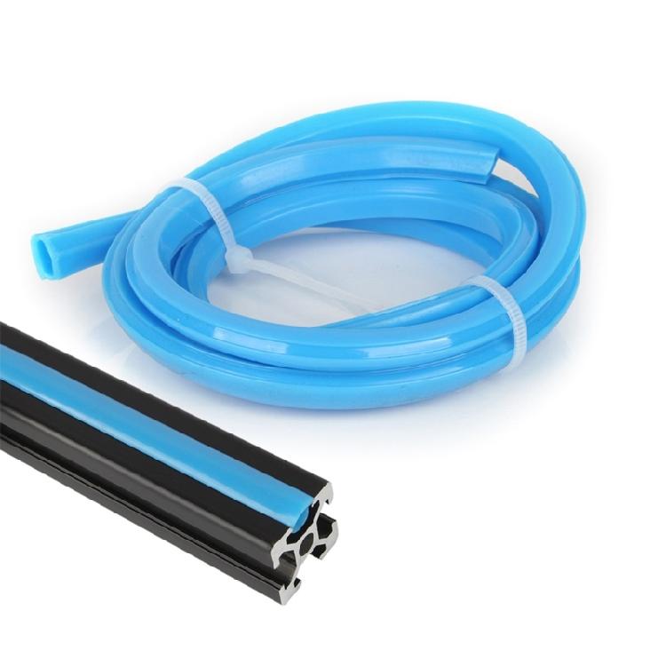 Colored 4 Meter PVC Flat Seal for Sealing and Decorating 2020 V Slot Aluminum Structure