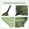 Camping Hammock Lightweight,Portable Hammocks Parachute Hammock with Two Tree Straps, Single or Double Travel Swing Nylon Camp Hammocks