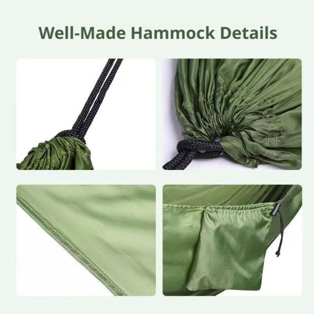 Camping Hammock Lightweight,Portable Hammocks Parachute Hammock with Two Tree Straps, Single or Double Travel Swing Nylon Camp Hammocks