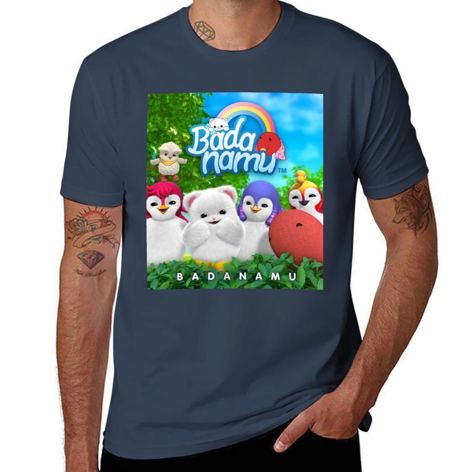 fourba character Cartoon Logo TShirt Holiday Casual Short Sleeve Top S
