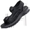 Summer New Sandals Men's Velcro Cool Slippers 2025 Non-slip Fashion Casual Driving Breathable Beach Shoes Men