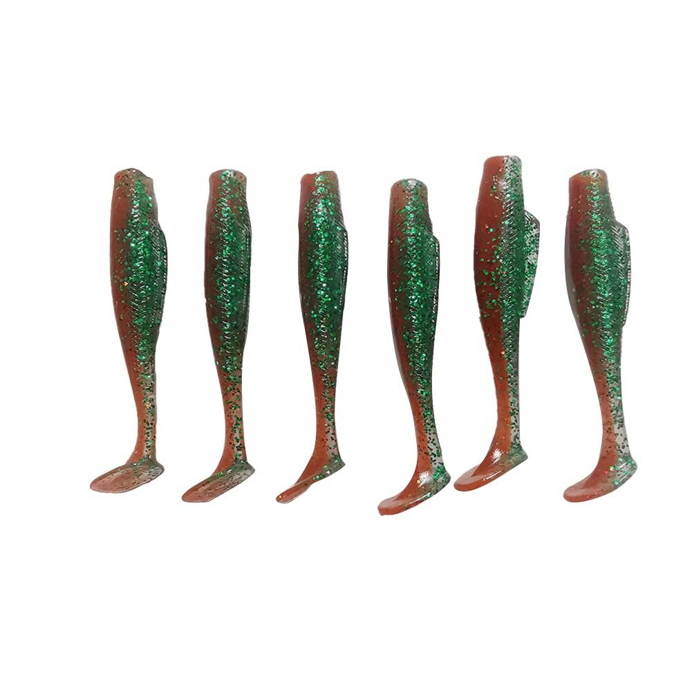 

Стабильная игра Мягкая пластиковая рыболовная приманка 6 шт. Свимбейт с лопаточным хвостом 6 7 см длина