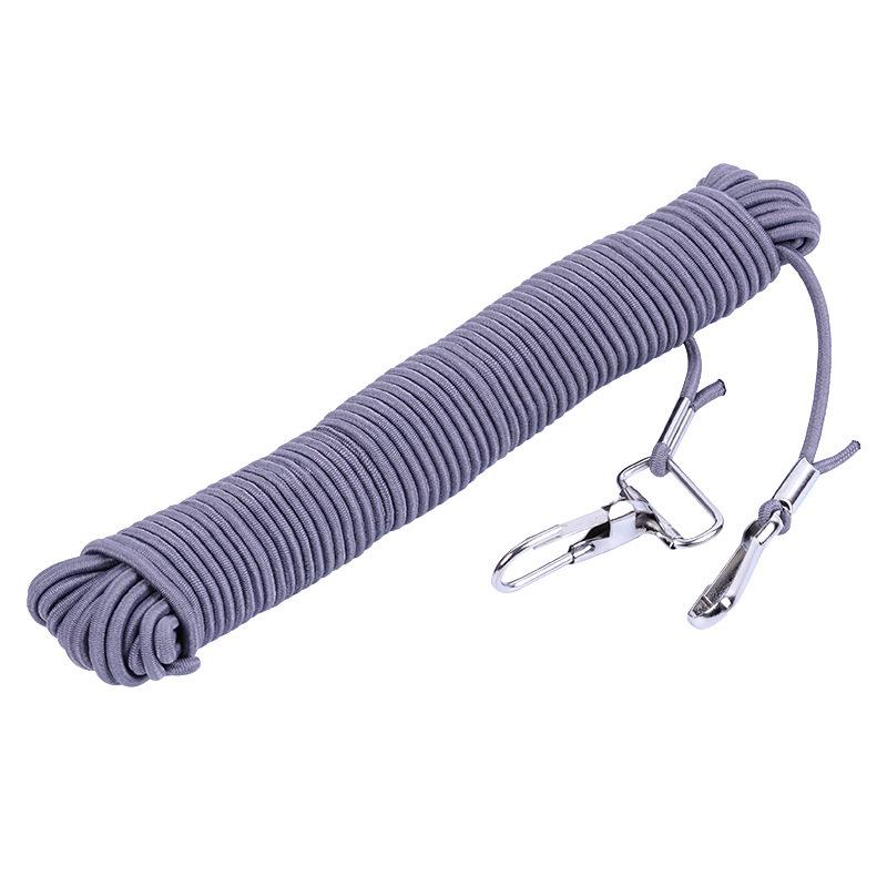 Elastic Fishing Rod Protector Lanyard with Latex Pull Rope