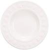 [Officially Imported] Wedgwood Festivity Ivory Pair Soup Plates, 23cm, Wedding Gift, 1054020