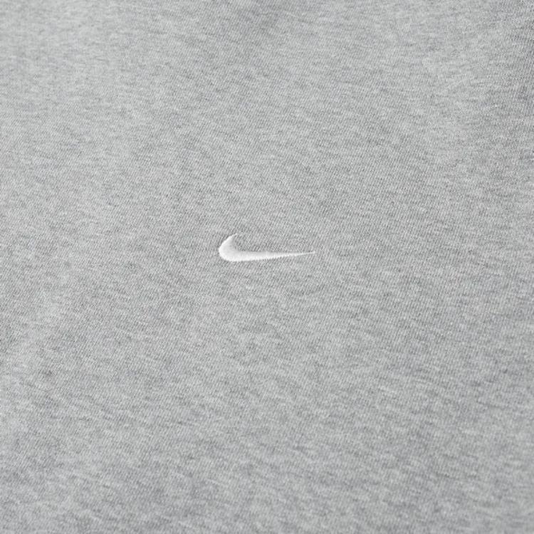 Nike Solo Swoosh Fleece Crew Grey Men Tops CV0554-063