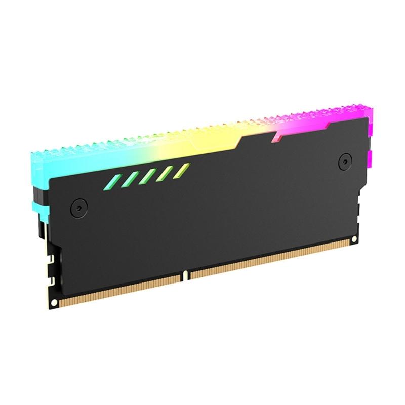 PC Memory Heatsink Cooling 5V 3PIN ARGB for Desktop Computer Memory DDR3 DDR4 DDR5 Temperature Dissipation Aluminum