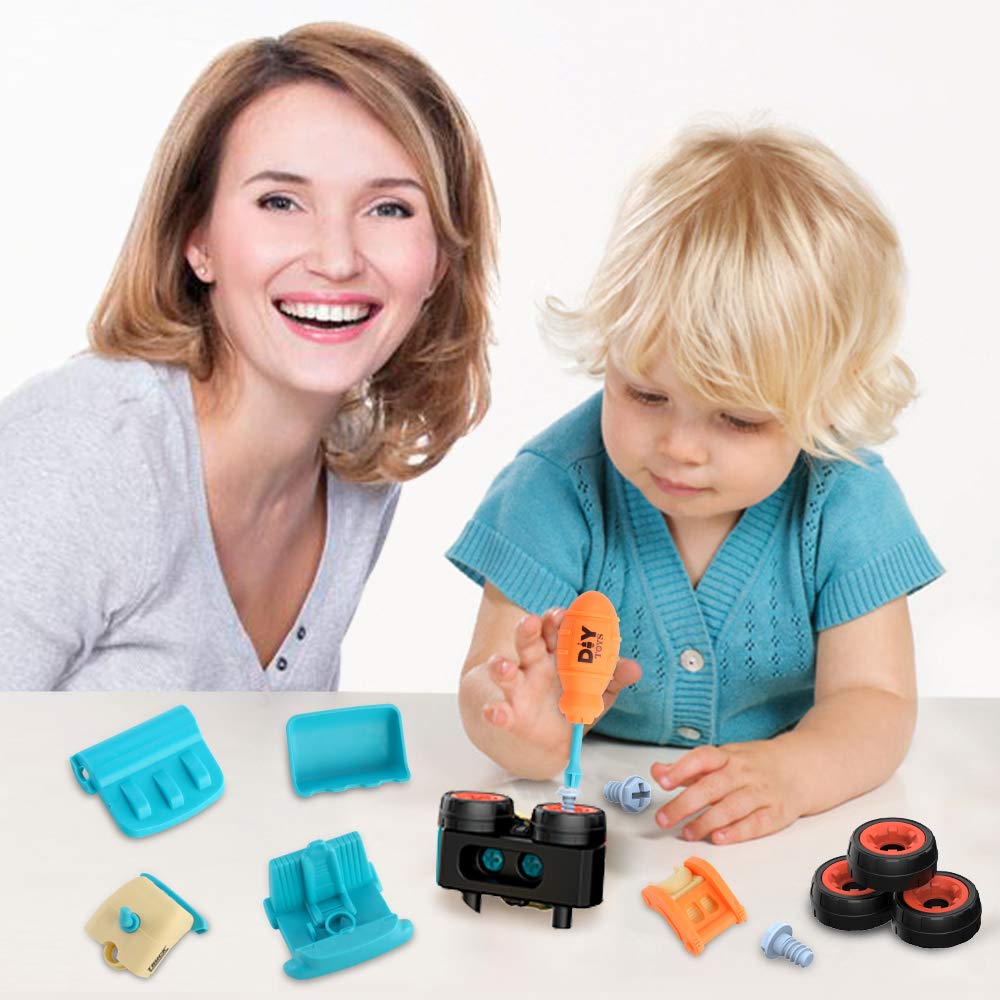 JoyGrow Construction Set of DIY Educational Construction Pretend Sandbox Mini Gift for Boys and Girls Vehicles, 4, Toys, Excavator, Play, Play, Cars,