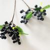 Artificial Flower High Simulation Texture No Maintenance Purple Blue Berries Branch Natural Look Fake Berries