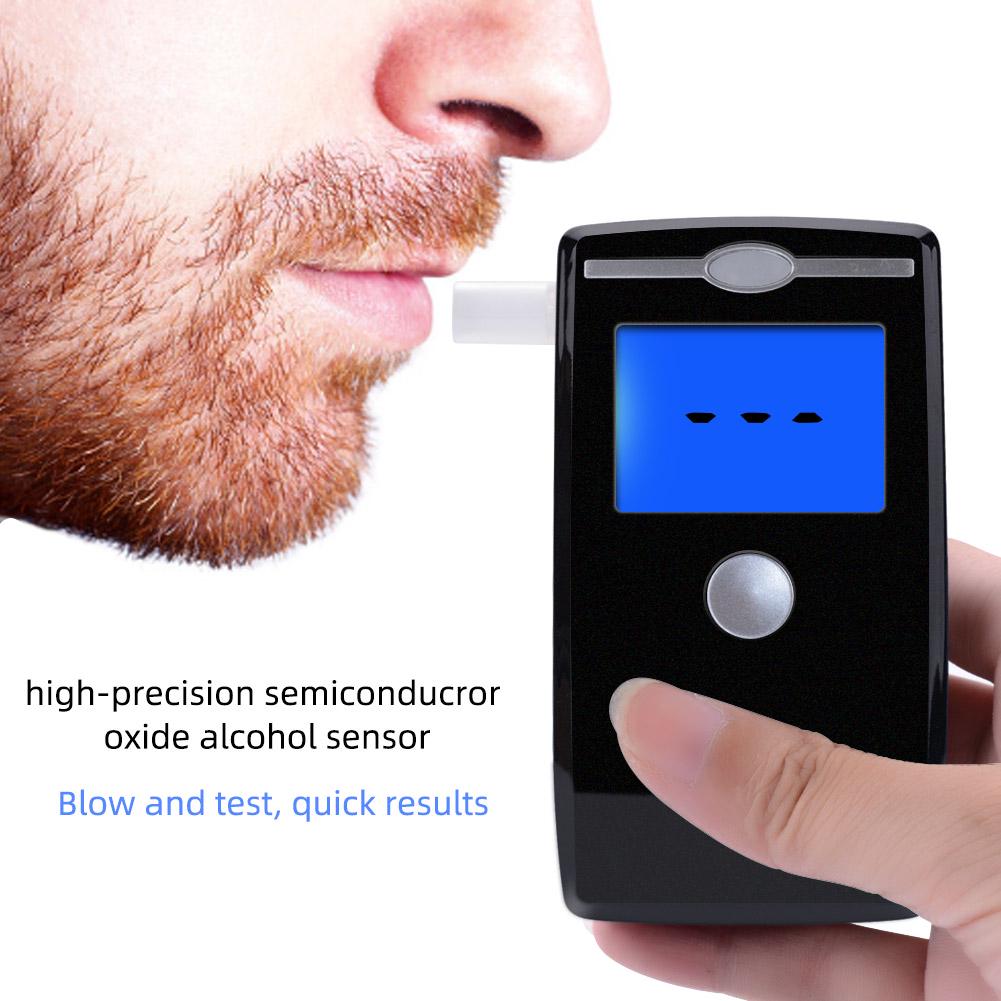 AT5500 Alcohol Tester LCD Digital Police Breathalyzer Breath Alcohol