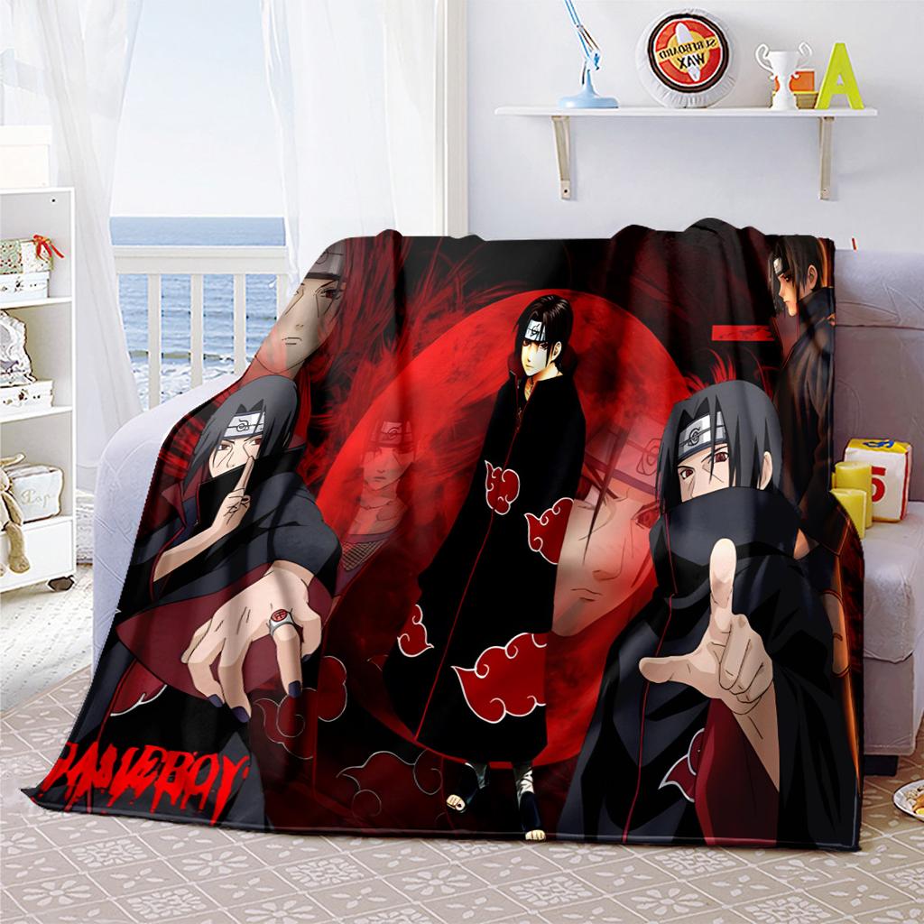 Japanese Anime Cartoon NARUTO Famous Uzumaki Naruto Blanket Soft Home Furnishing Nap Decoration Four Seasons Warm Sherpa Blanket B3