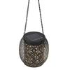 2pcs Outdoor Hanging Solar Lanterns IP65 Waterproof Solar Wrought Iron Lamp Decorative Garden